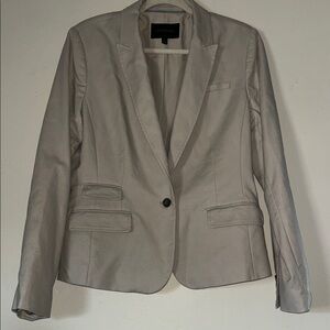 Banana Republic Beige Women's Single-Button Tailored Blazer Sz 14